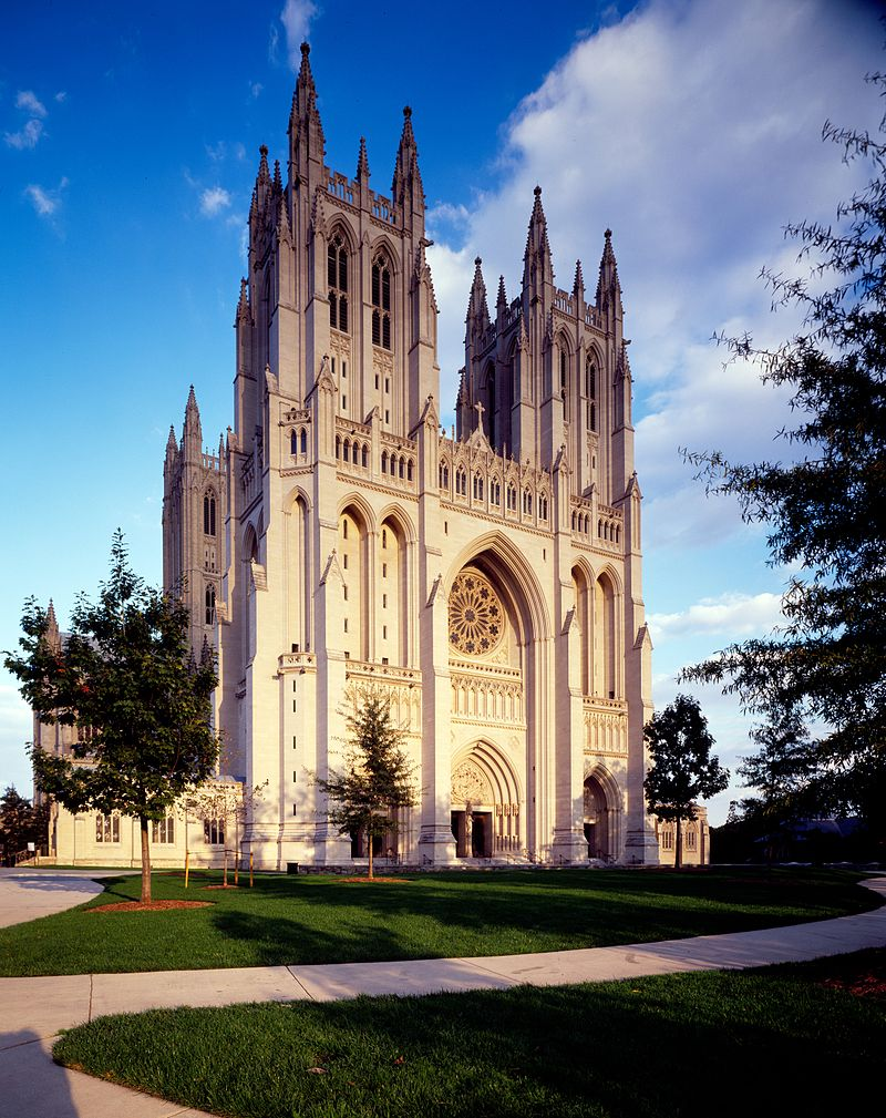 La Catedral Nacional de Washington. Wikimedia Commons